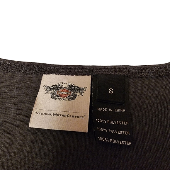 Harley Davidson Long Sleeve Stretchy Shirt - Picture 9 of 12